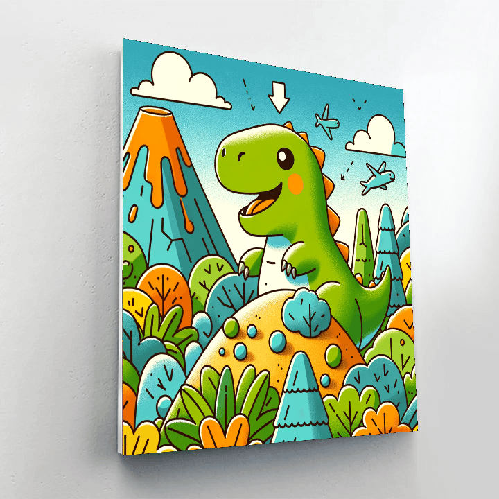 Dinosaur Valley Adventure Paint By Numbers Kits
