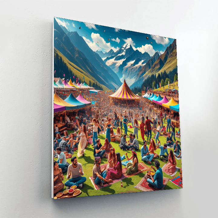 Gurten Festival - Switzerland DIY Paint By Numbers