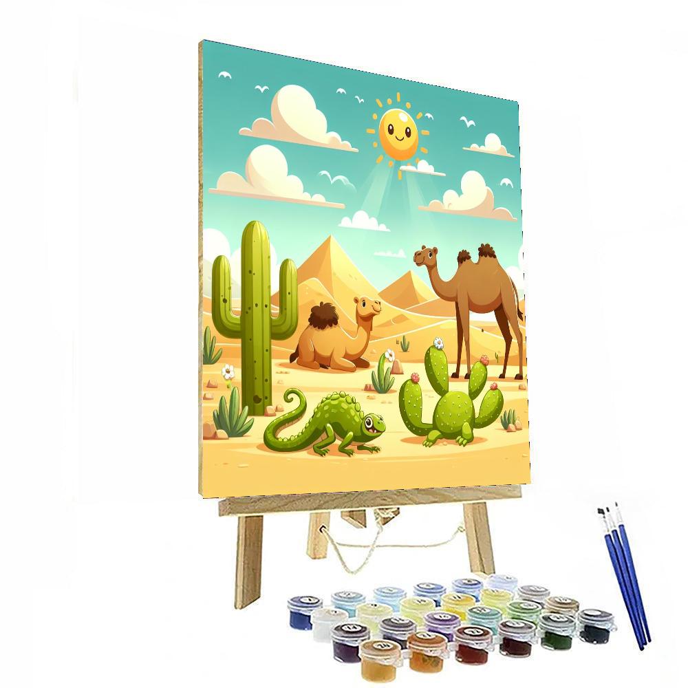 Delightful Desert Adventure Painting By Numbers Kit