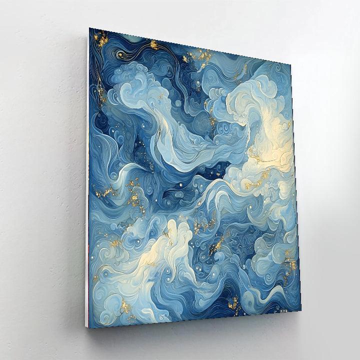 Alphonse Mucha Inspired Tides Of Change  DIY Paint By Numbers