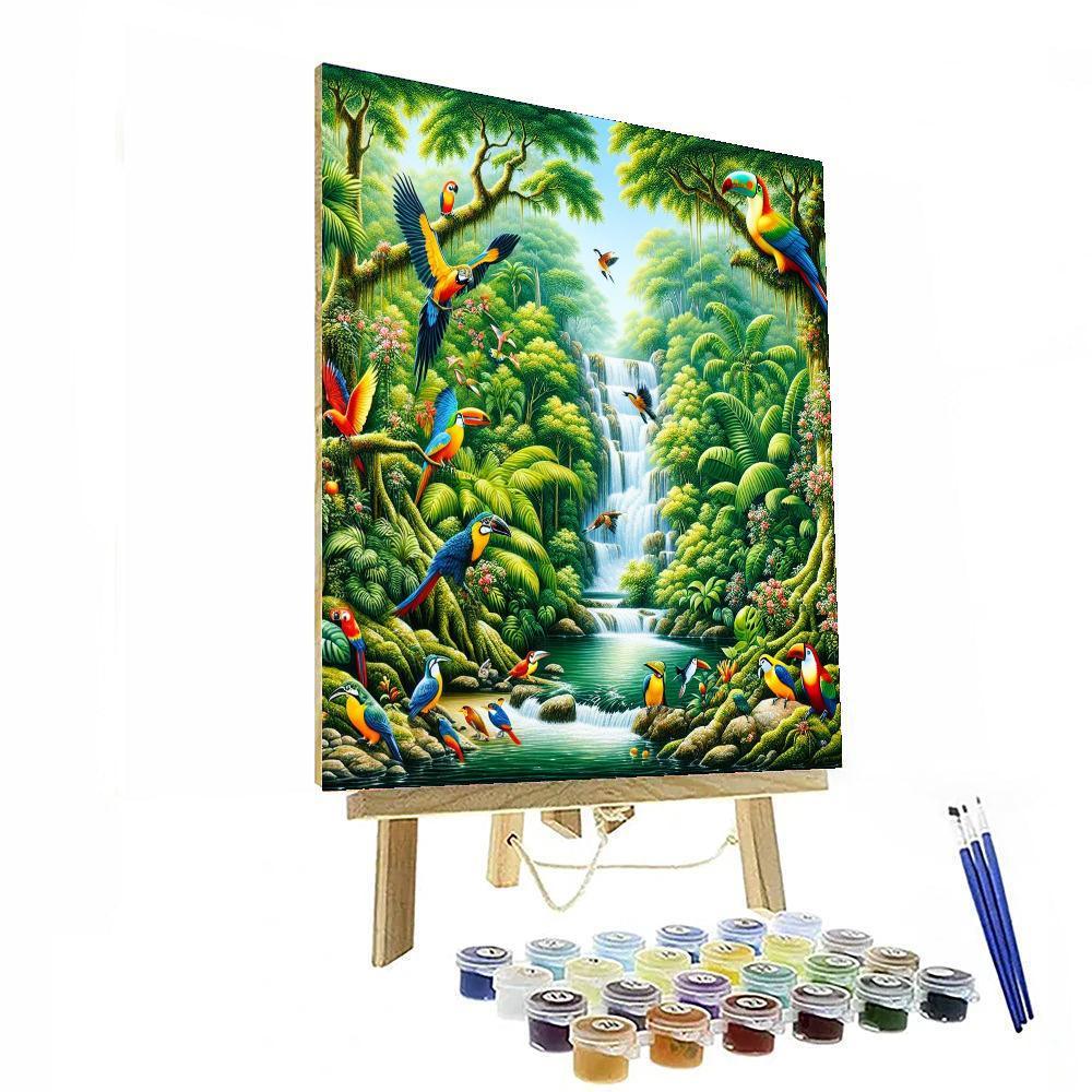 Rainforest Wonder Safari Numbered Painting Kits