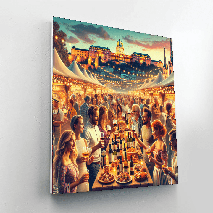 Budapest Wine Festival - Hungary Paint By Color