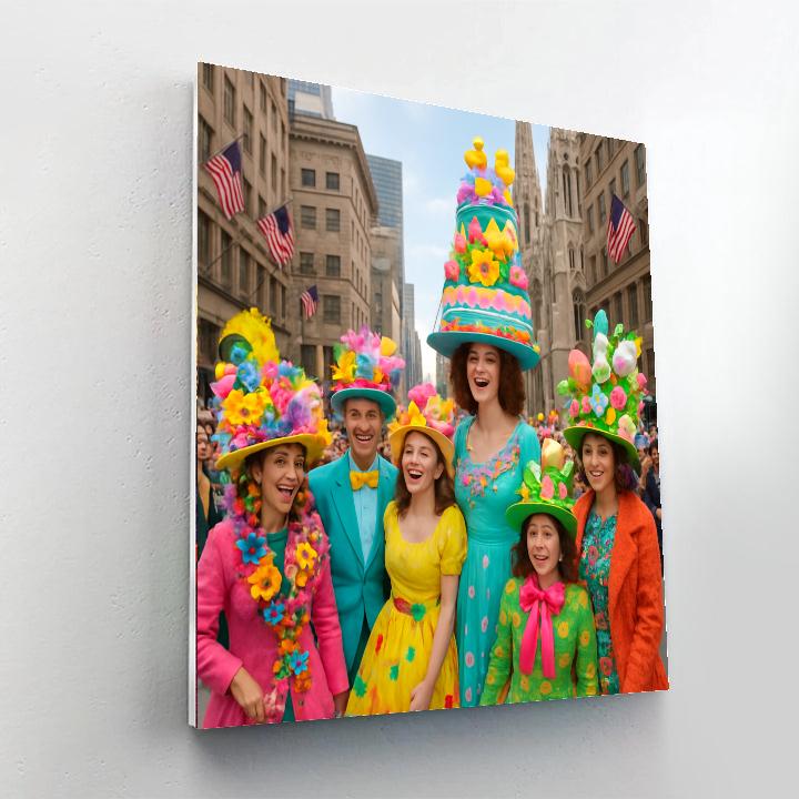 Easter Parade - New York City, Usa DIY Paint By Numbers