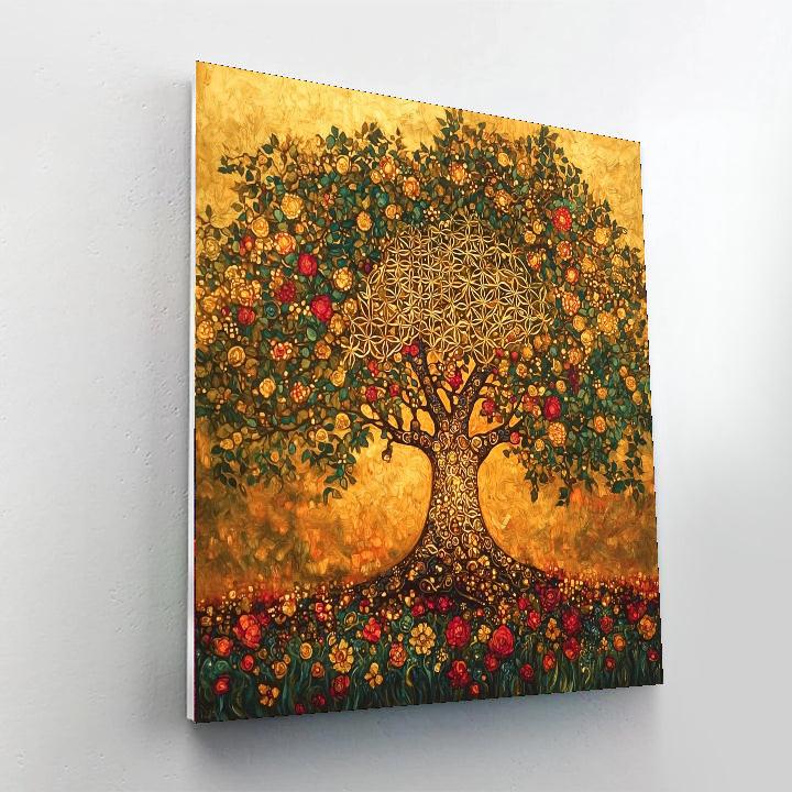 Klimt Inspired Timeless Tree Of Life  Paint By Numbers