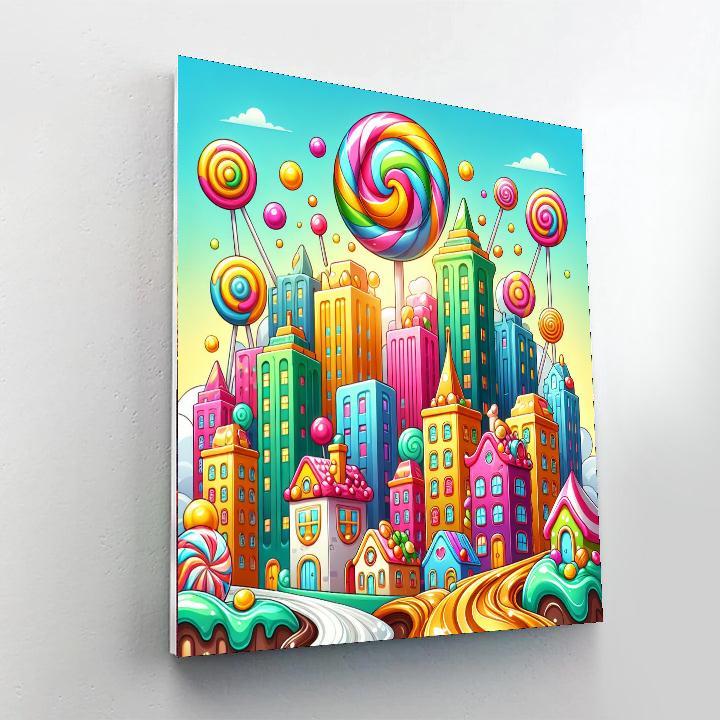 Sweet Dreams City Number Painting