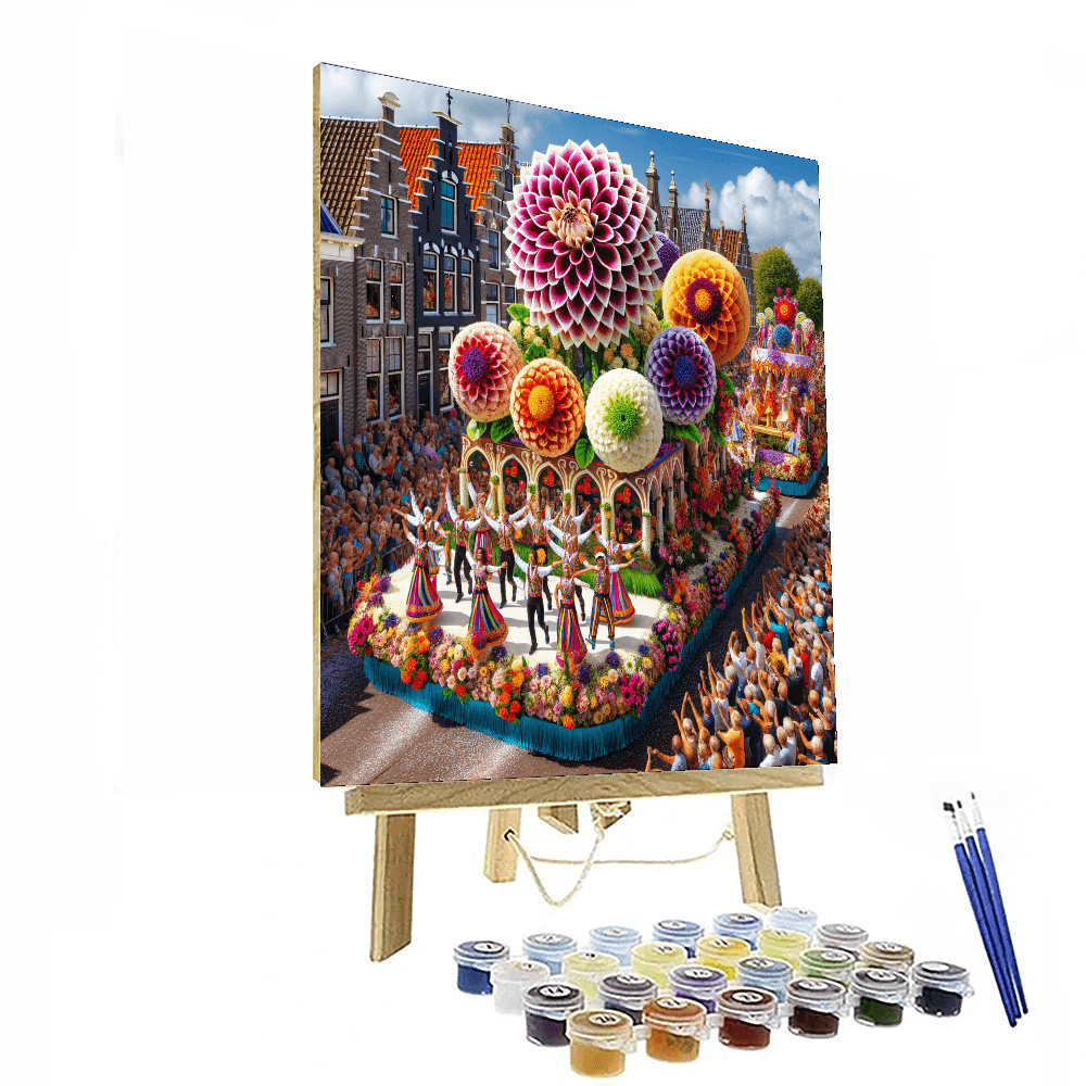 Zundert Flower Parade - Zundert - DIY Painting By Numbers Kit - Artistry Rack