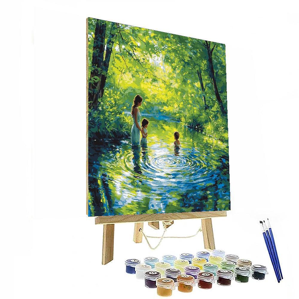 Playful Reflections DIY Paint By Numbers
