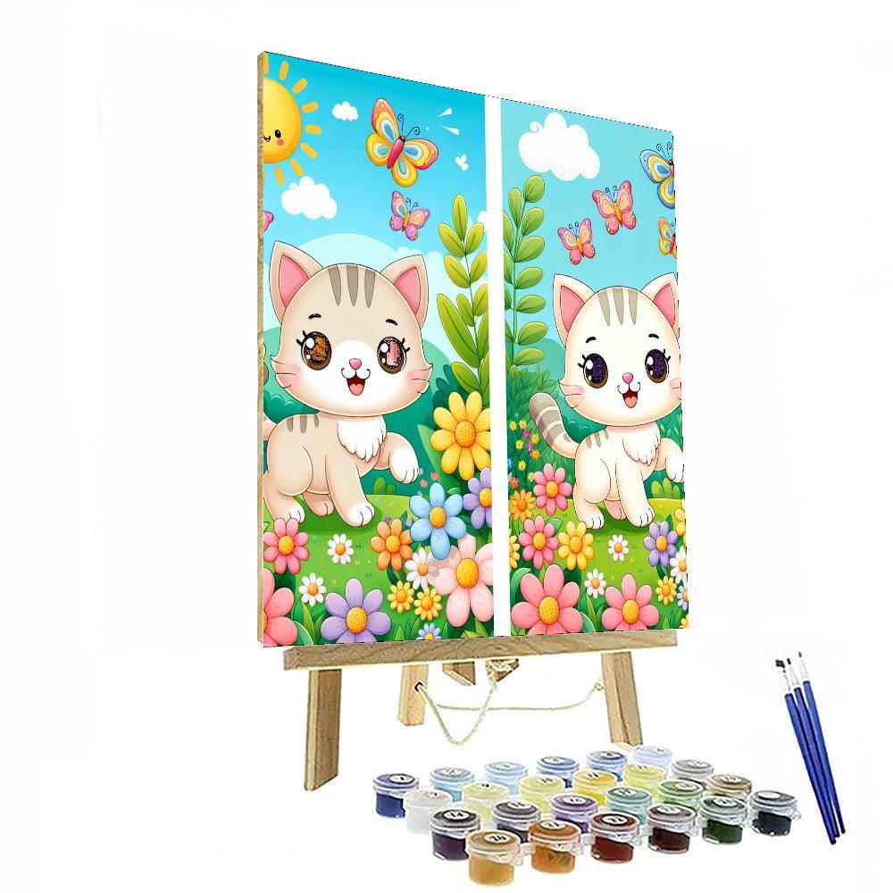 Curious Kittens Explore Paint By Numbers