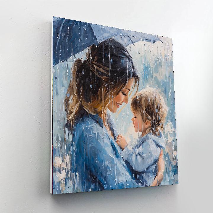The Cozy Embrace Painting Number Kit