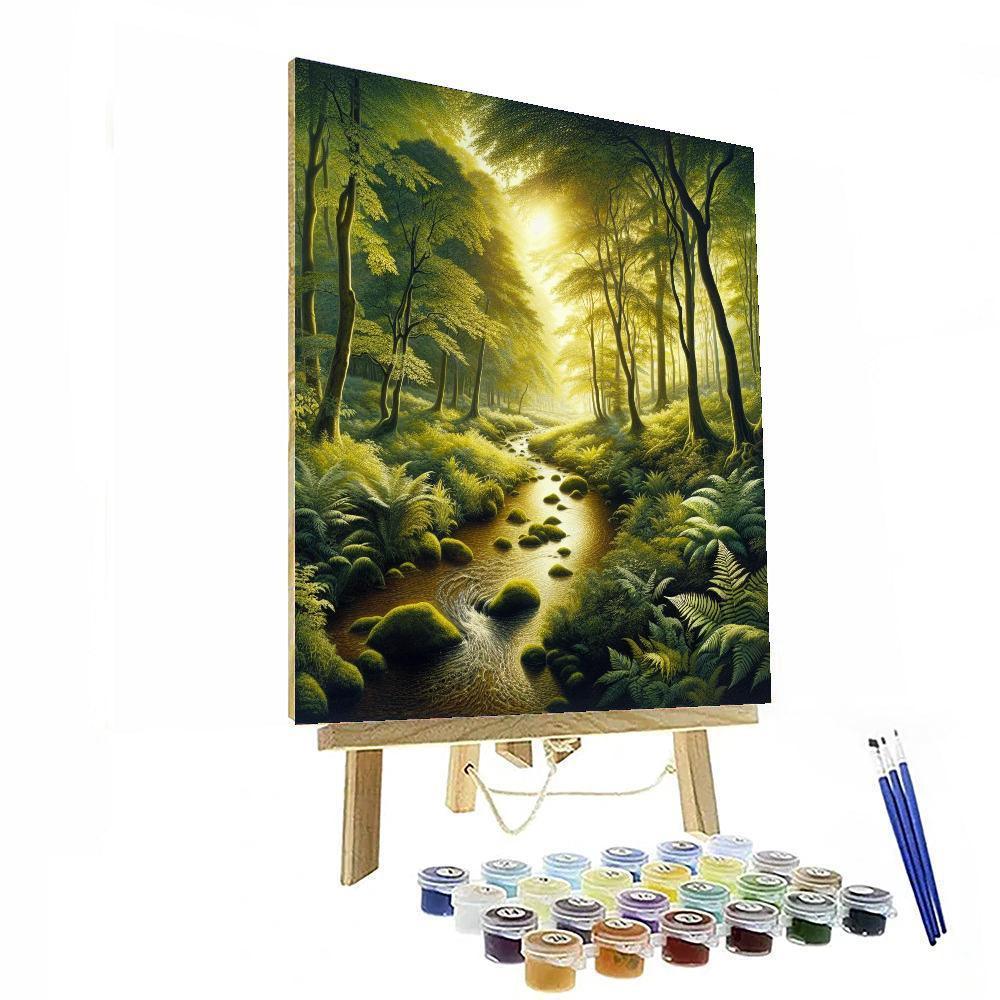 Idyllic Riverbank Retreat Paint By Numbers Kits