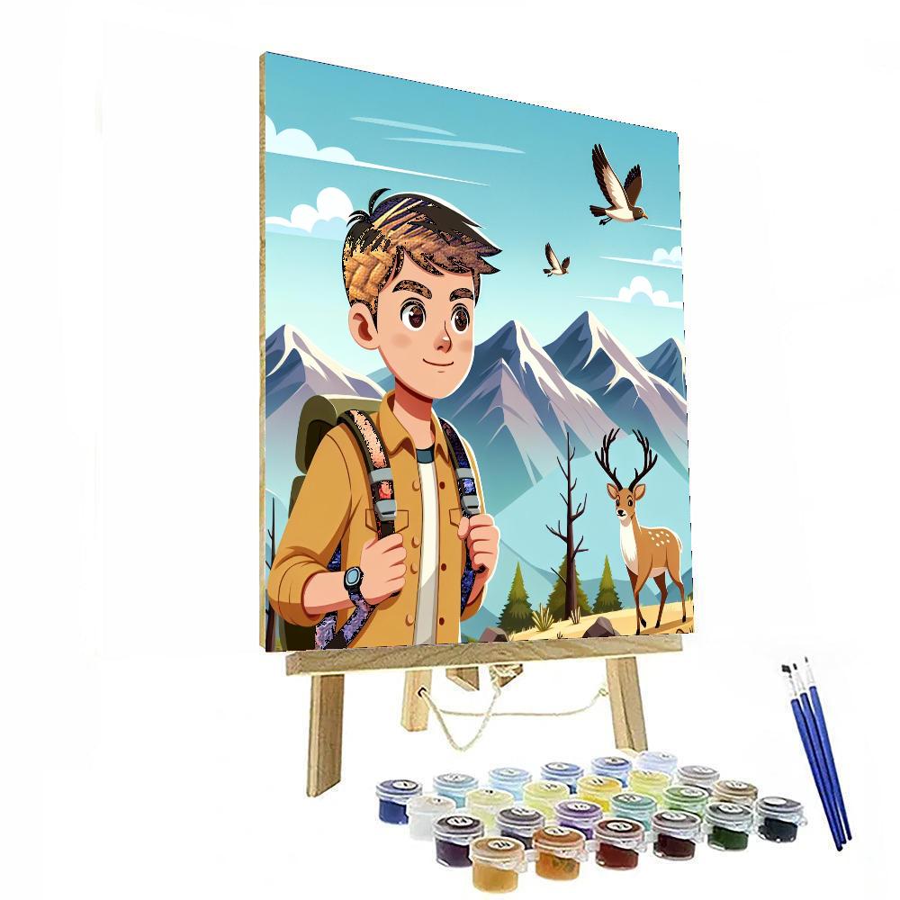 Mountain Trekker Paint By Color