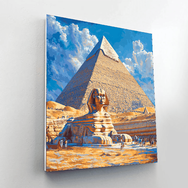 Giza Necropolis Numbered Painting Kits