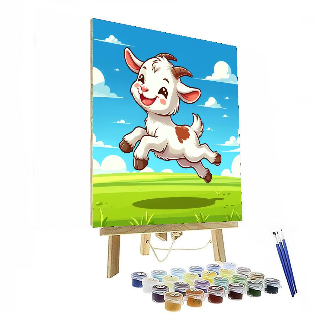 Galloping Goat Paint By Number