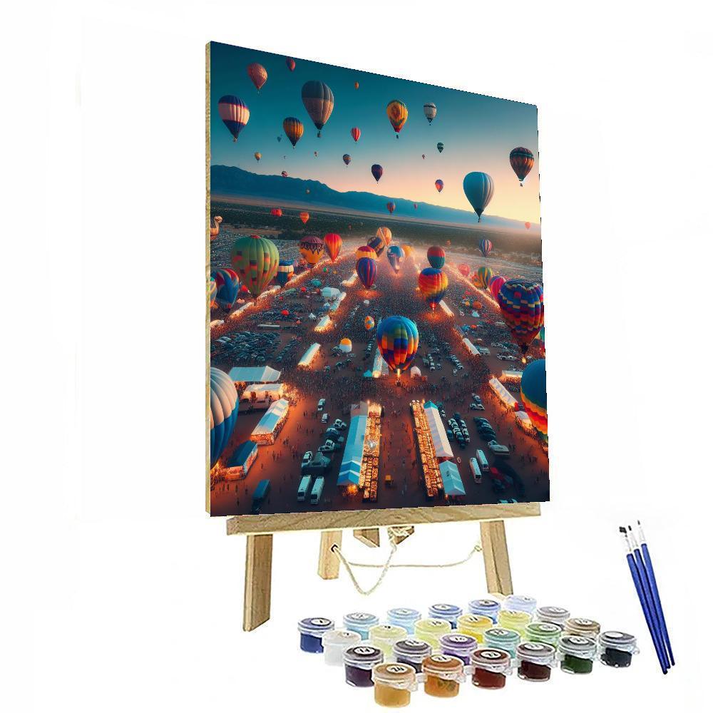International Balloon Fiesta - Albuquerque DIY Paint By Numbers