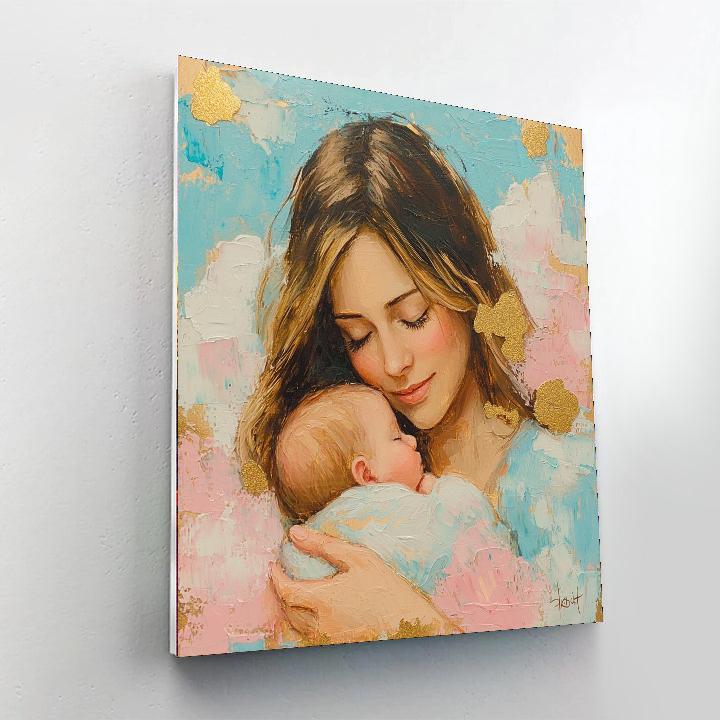 A Mother's Gentle Touch Painting Number Kit