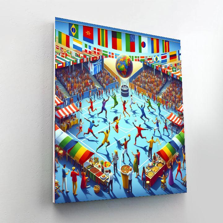 World Cup Carnival - Qatar Paint By Color