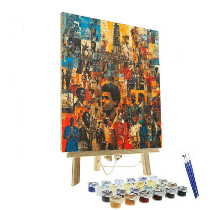 Romare Bearden Inspired Fusion Of Cultures  Paint By Color