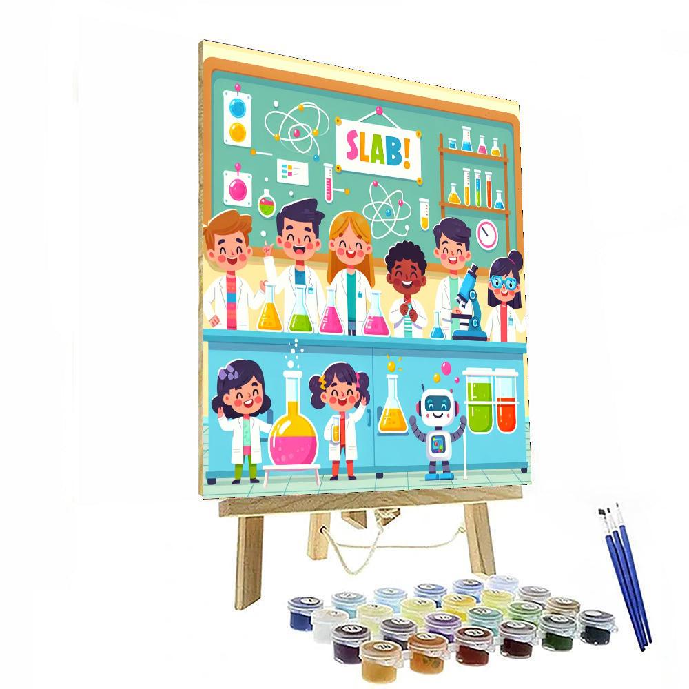 Science Adventure Lab DIY Paint By Numbers