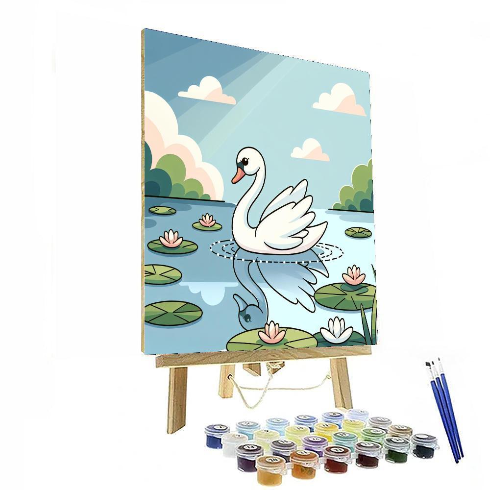 Swan Lake Dream Number Painting