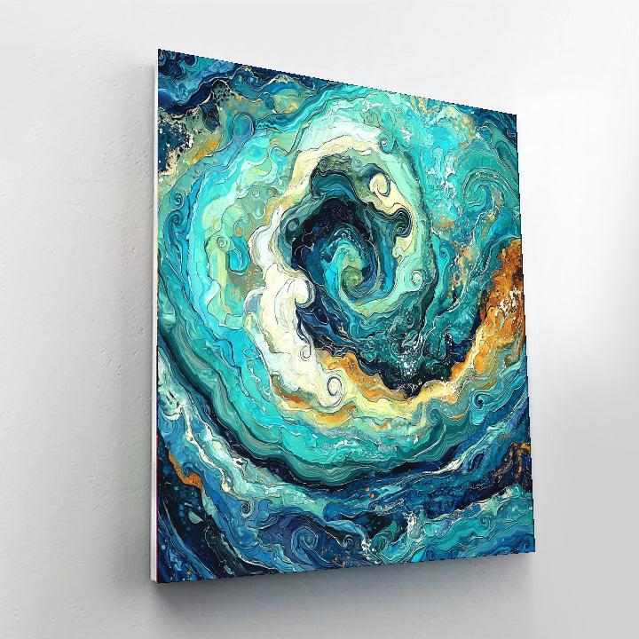 Michelangelo Inspired Vibrant Equilibrium  Paint By Numbers