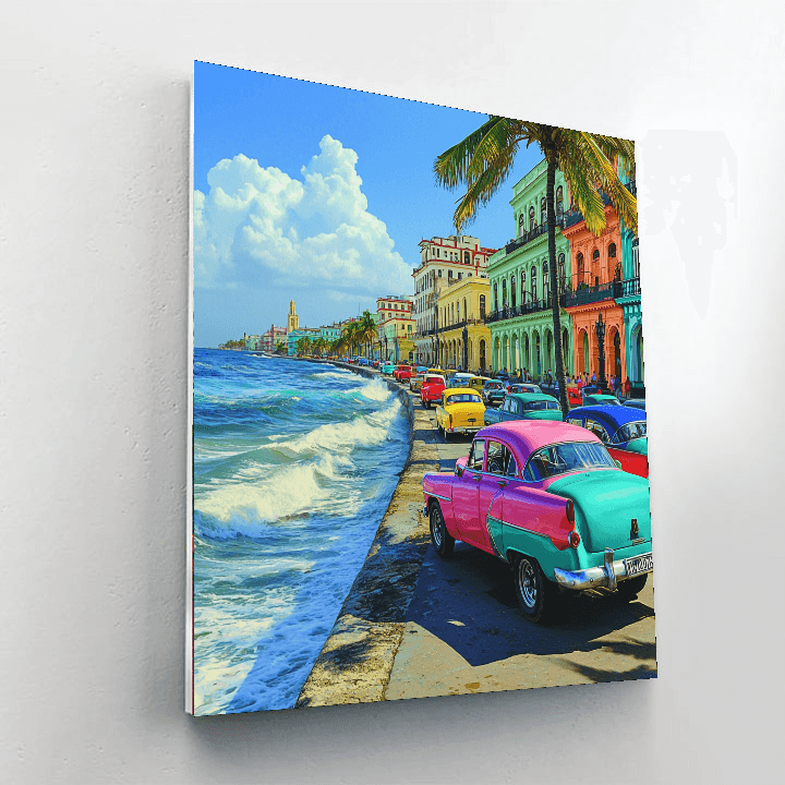Havana’s Malecón Paint By Numbers Kits