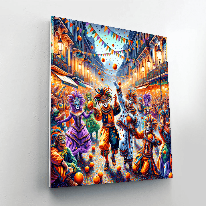 Karnaval De Binche - Belgium Numbered Painting Kits