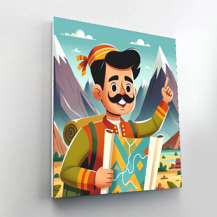 Gallant Explorer Painting Number Kit