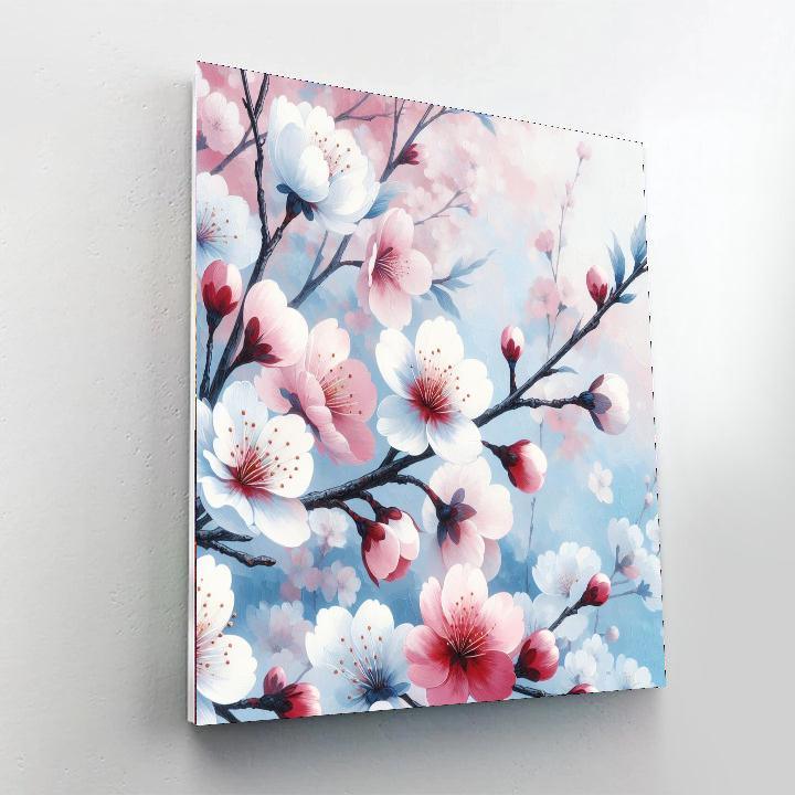 Delicate Cherry Blossom Dreams Paint By Numbers Kits