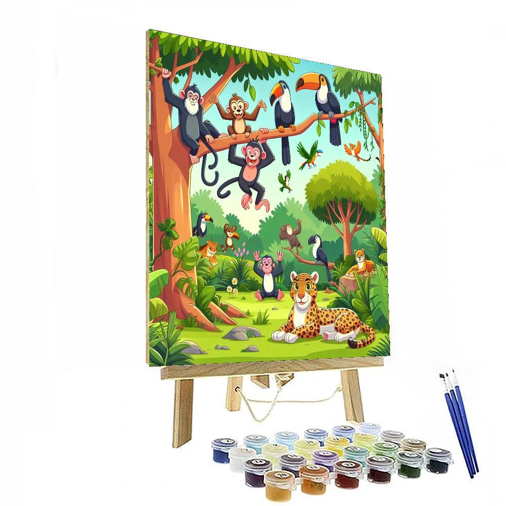 Journey To The Jungle Painting By Numbers Kit