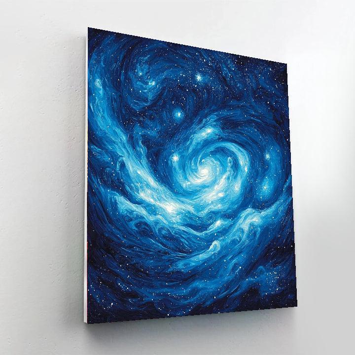 Georges Seurat Inspired Cosmic Serenity  DIY Paint By Numbers