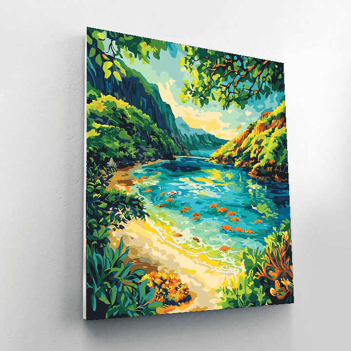 Hanauma Bay Nature Preserve Paint By Numbers Kits