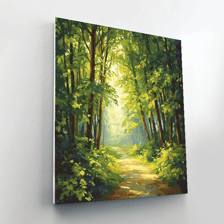 John Constable Inspired Path Through The Woods  Paint By Numbers Kits