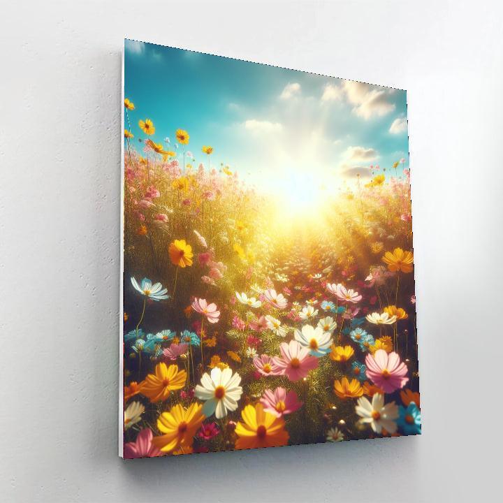 Golden Summer Field Paint By Numbers