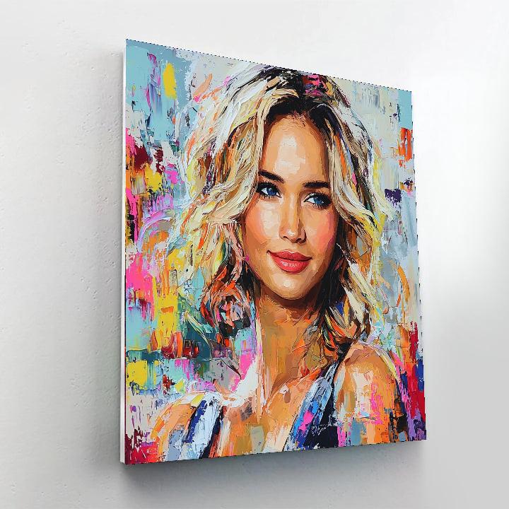 Jennifer Lawrence: From Hunger Games To Iconic Stardom Numbered Painting Kits