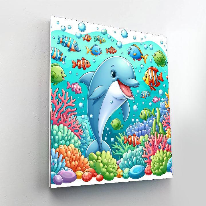 Adventurous Sea Creatures Paint By Number