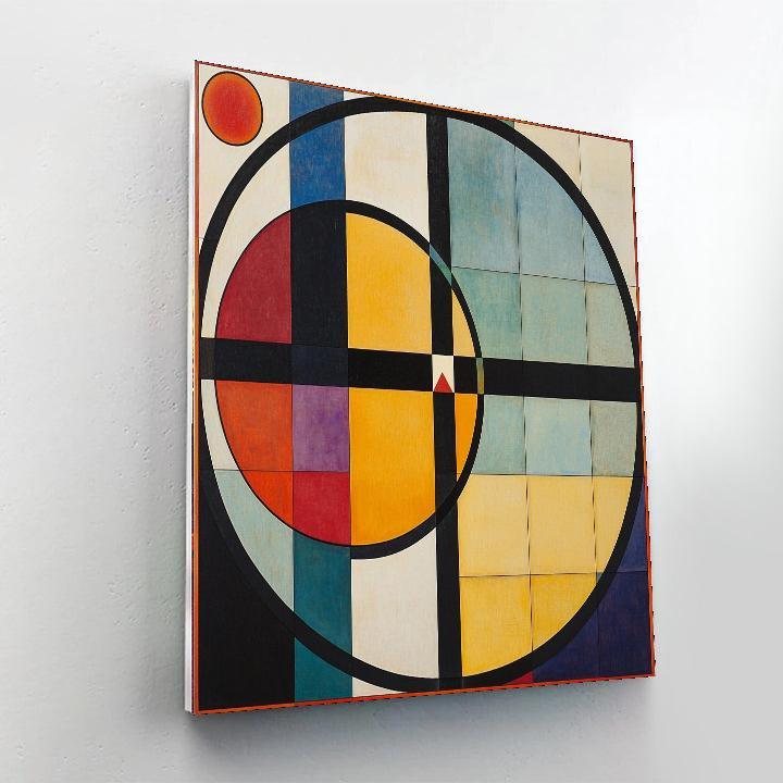 Kazimir Malevich Inspired Harmony In Geometry  Numbered Painting Kits