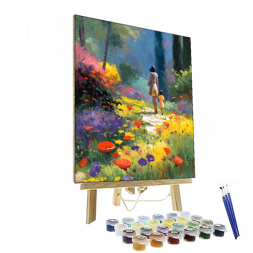 Hearts Among The Blossoms Paint By Numbers Kits