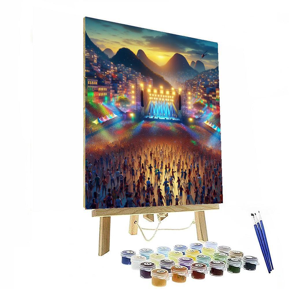Rock In Rio - Rio De Janeiro, Brazil Painting Number Kit