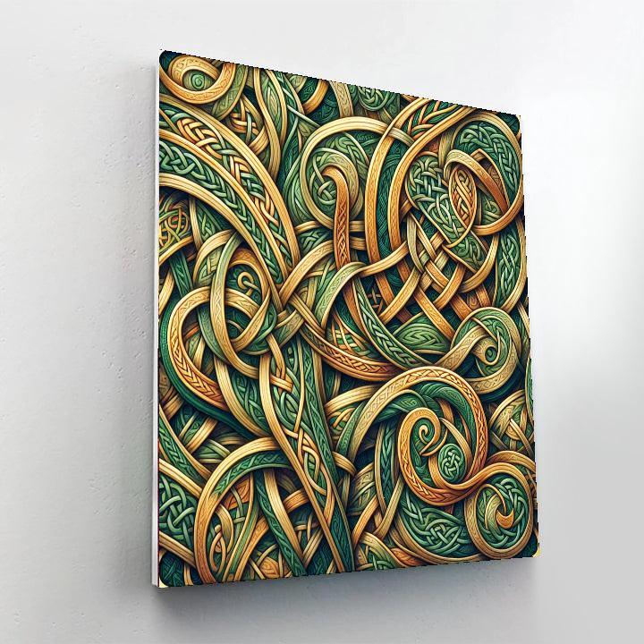 Celtic Knotwork Harmony Paint By Numbers Art