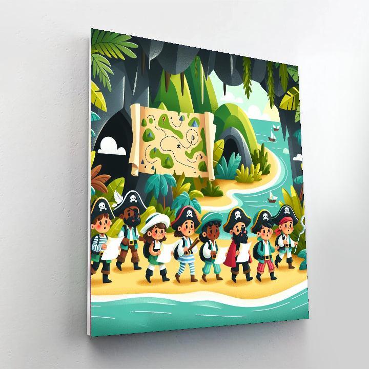 Pirate Adventure Island Paint By Numbers