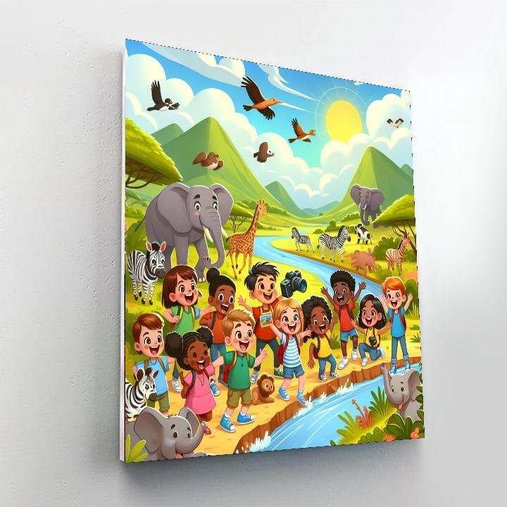Whimsical Wildlife Expedition Paint By Numbers