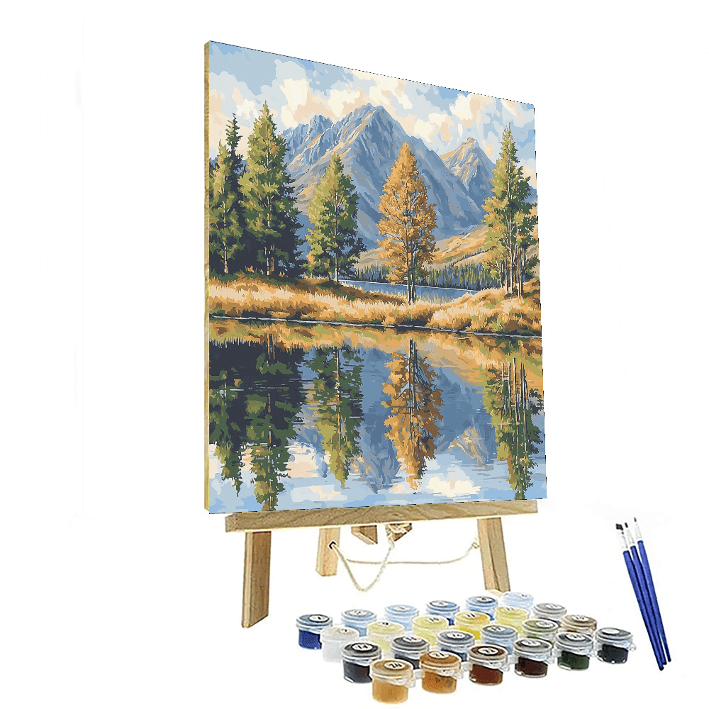 Constable Inspired Reflections of Tranquility - DIY Painting By Numbers Kit