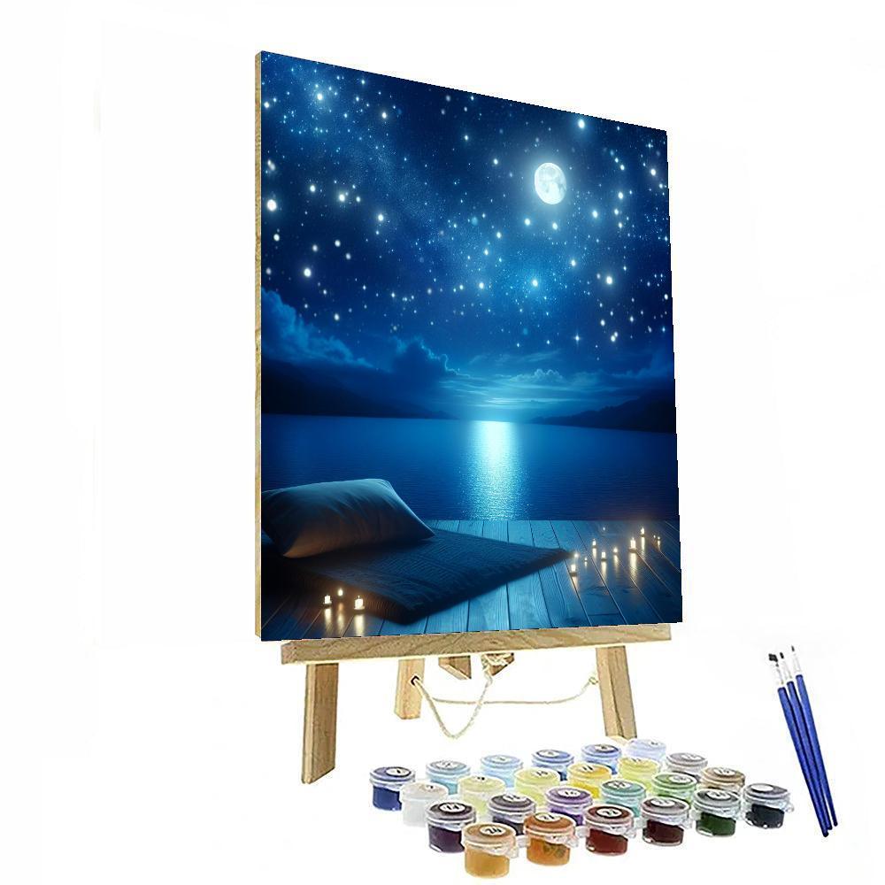 Glimmering Night Painting By Numbers Kit