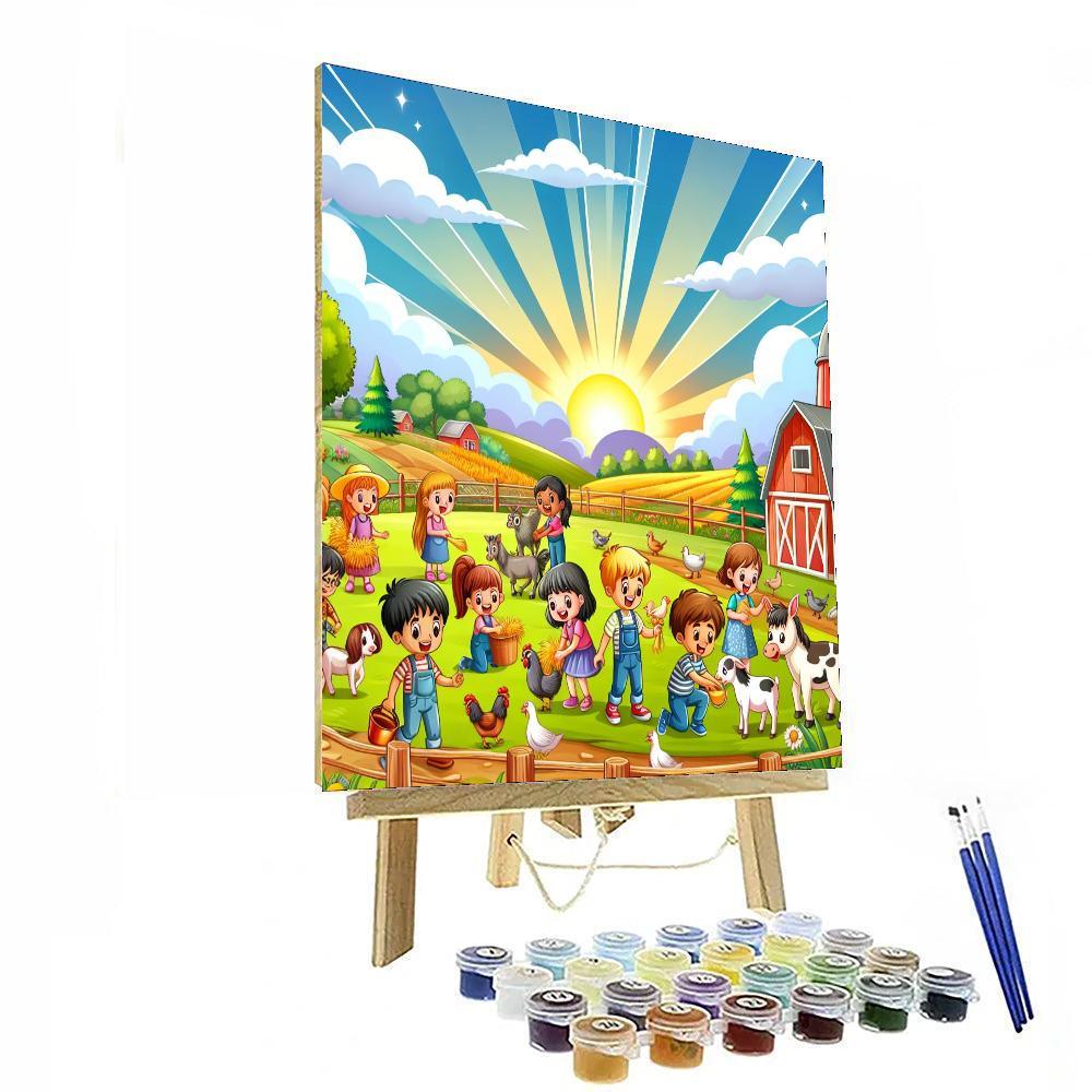 Adventures On A Farm Paint By Color