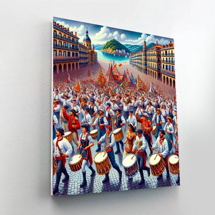 La Tamborrada - Spain Numbered Painting Kits