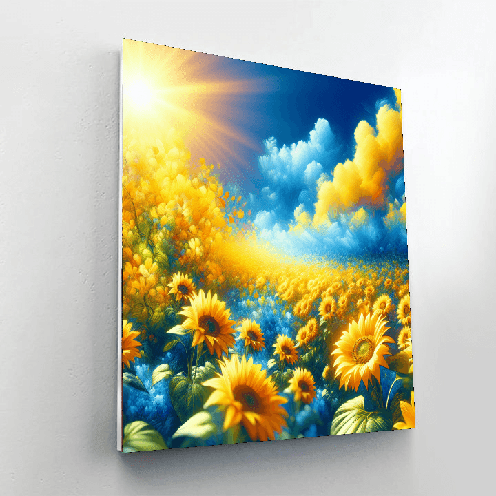 Sunflower's Joy Painting By Numbers Kit
