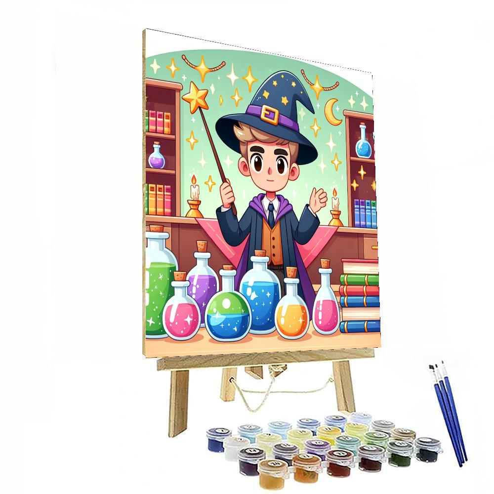 Whimsical Wizardry Academy DIY Paint By Numbers