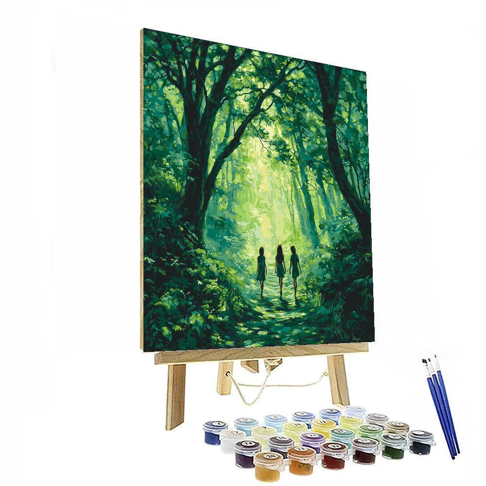 Whispered Stories In The Woods DIY Paint By Numbers