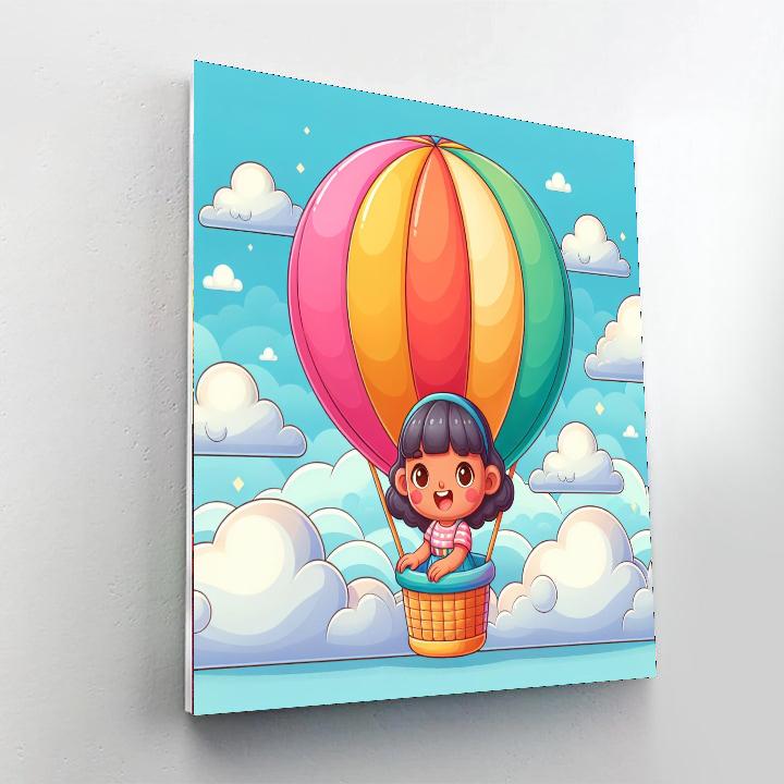 Brave Balloonist DIY Paint By Numbers