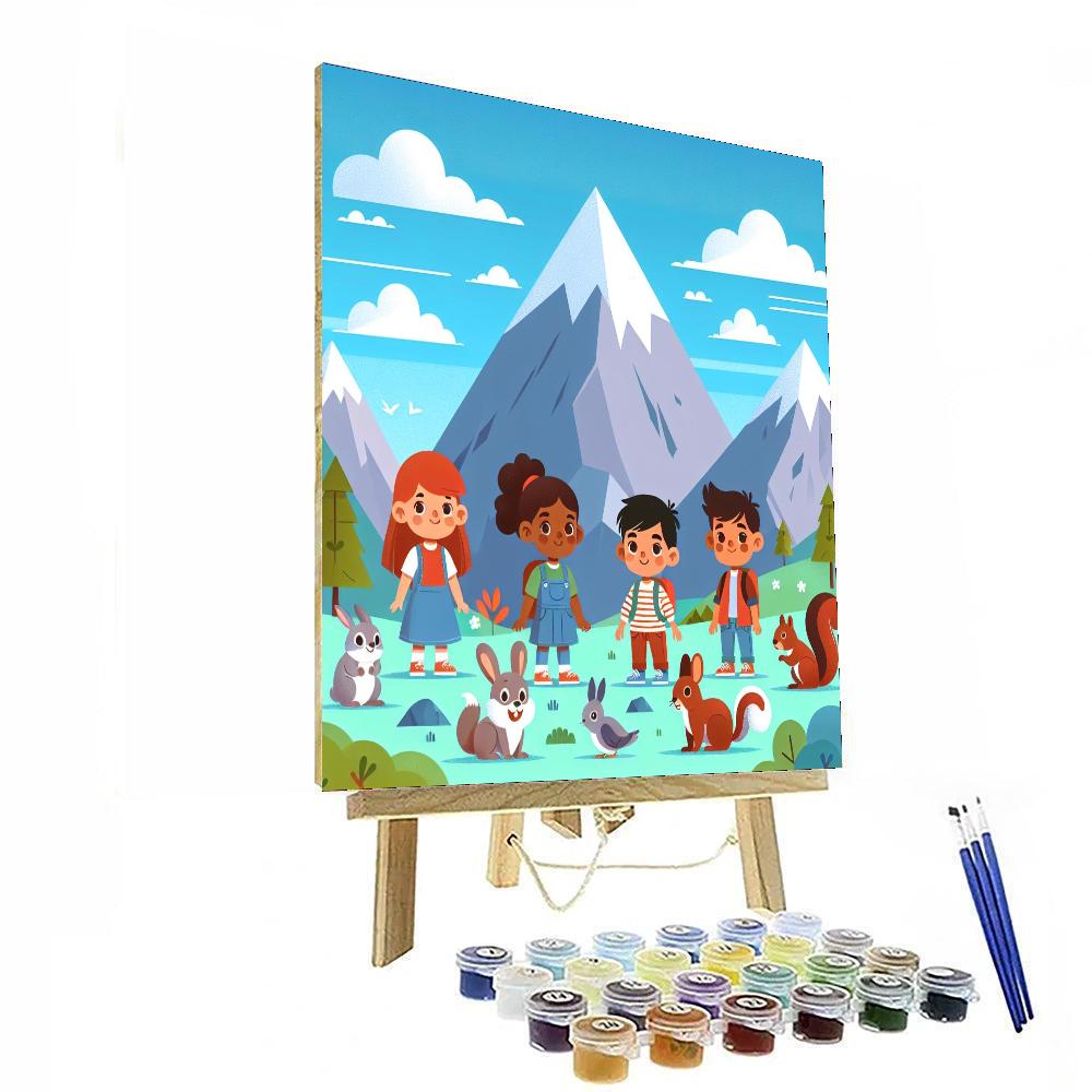 Majestic Mountain Wonders Paint By Numbers Art